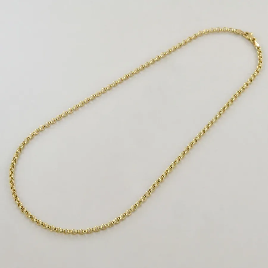 obrazek 2 Elegancki damski łańcuszek rolo z żółtego złota