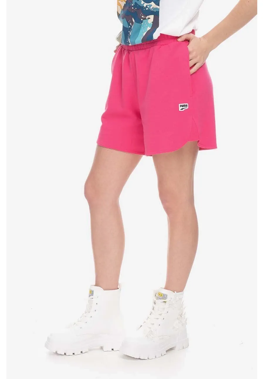 obrazek 1 Puma szorty damskie kolor różowy gładkie high waist 538361.25-ROZOWY