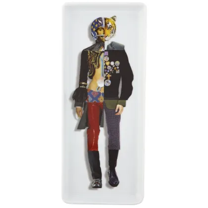 Zdjęcie Stylowa porcelanowa malowana taca z serii Love Who You Want - Vista Alegre