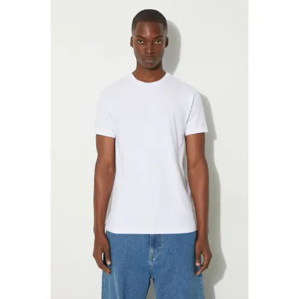 Zdjęcie Samsoe Samsoe t-shirt bawełniany KRONOS kolor biały gładki M00012003