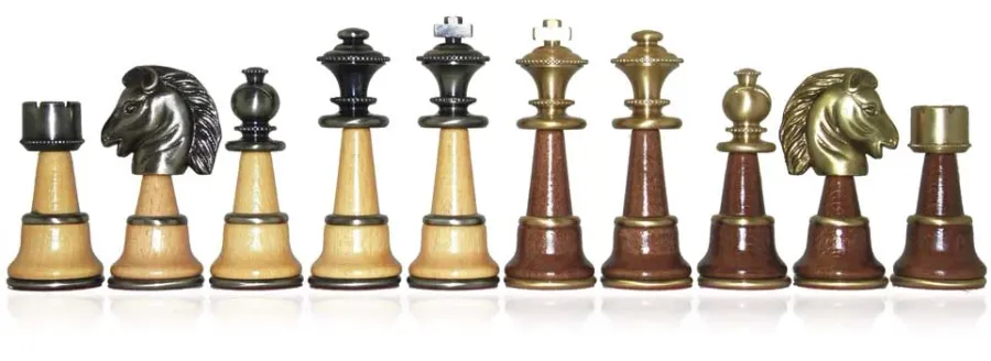 picture 2 Luxurious precious wood chess set