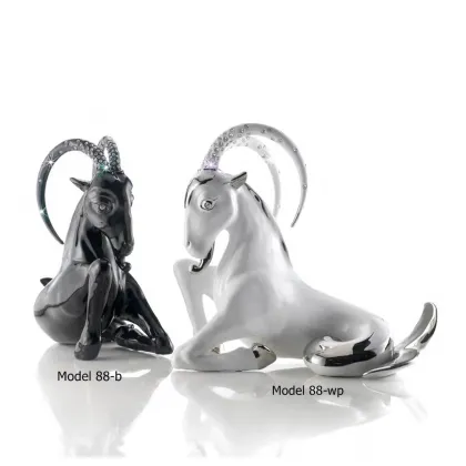 Picture Exclusive ibex - decoration for the living room made of ceramics