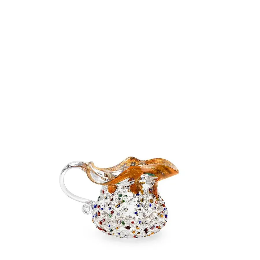 obrazek 1 Kolorowy mały dzbanek ze szkła murano (10 cm)