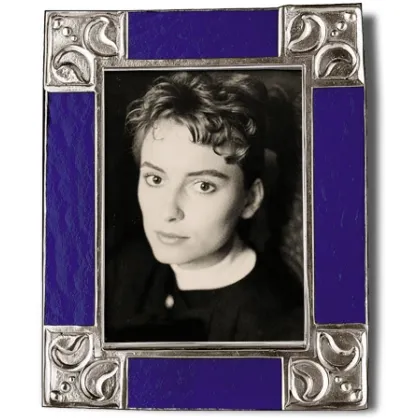 Zdjęcie Elegancka ramka fotograficzna ze szkła i pewteru