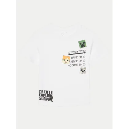 Zdjęcie NAME IT T-Shirt Jafar MINECRAFT 13238538 Biały Regular Fit