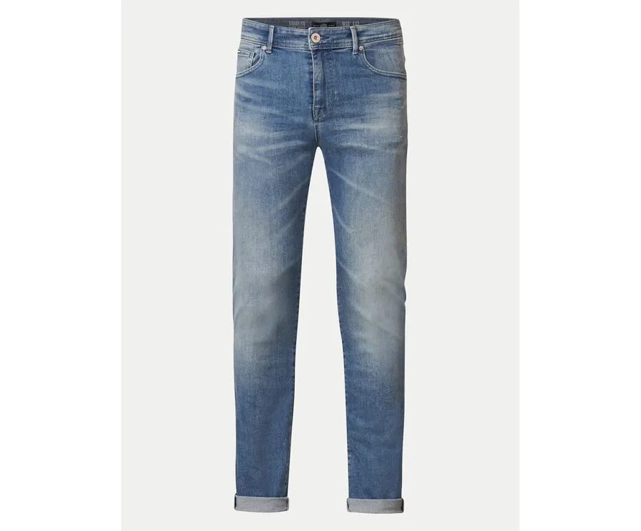 obrazek 1 Petrol Industries Jeansy M-1040-DNM002 Niebieski Slim Fit