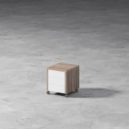 Zdjęcie Elegancki, 3-Szufladowy Kontener do Biurka - Biuro Serwis