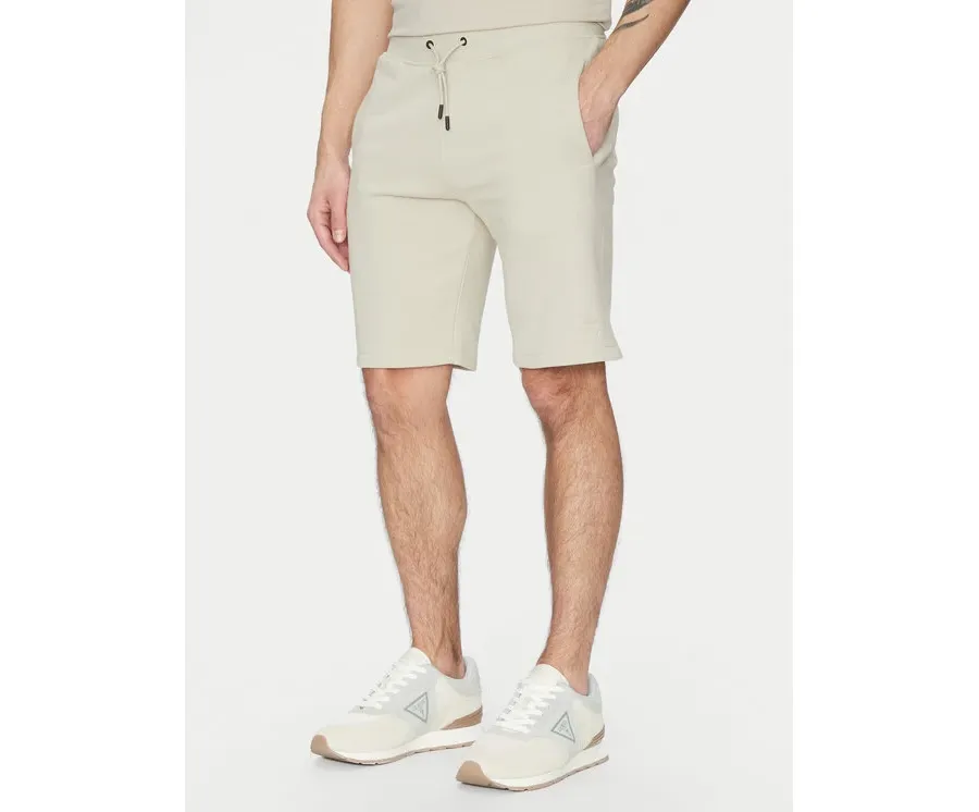 obrazek 1 Guess Szorty sportowe Z2YD04 KAIJ1 Écru Regular Fit