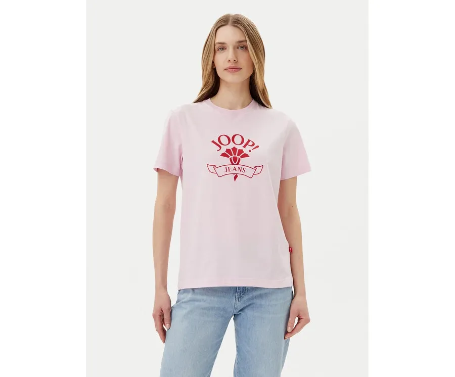 obrazek 1 JOOP! Jeans T-Shirt Toldi 30046273 Różowy Regular Fit