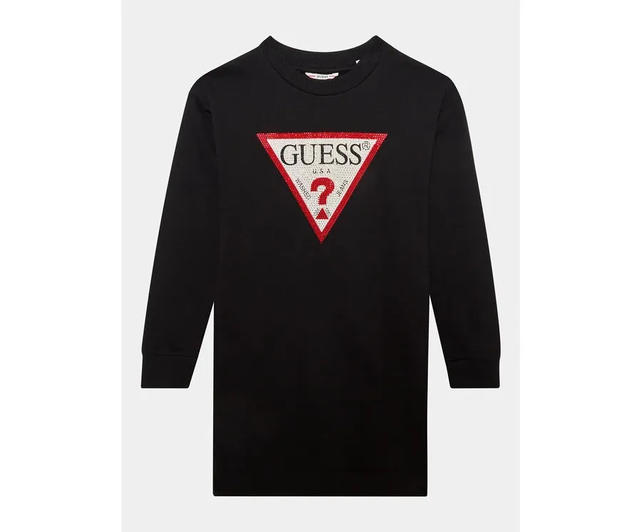 obrazek 1 Guess Sukienka codzienna J3YK20 KA6R3 Czarny Regular Fit