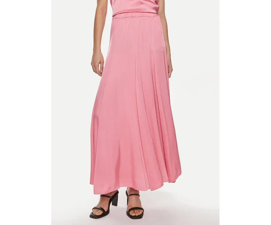 obrazek 1 ViCOLO Spódnica midi TB0036 Różowy Regular Fit