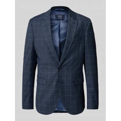 Zdjęcie Marynarka o kroju slim fit ze wzorem w kratę zapinana na 2 guziki