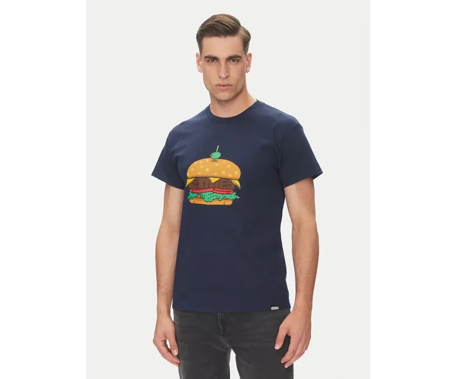 obrazek 1 Etnies T-Shirt Burger 4130004128 Granatowy Regular Fit