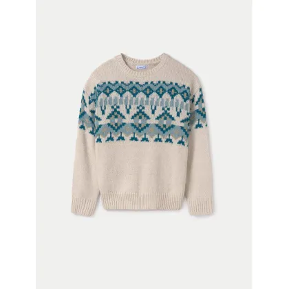 Zdjęcie Mayoral Sweter 7304 Beżowy Regular Fit