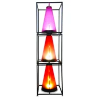 Picture Innovative Ray modular lamp made of Murano glass in the shape of a cone