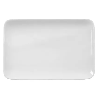 Zdjęcie Prostokątny porcelanowy talerz na masło 20,5x12,5 cm - Seltmann Weiden