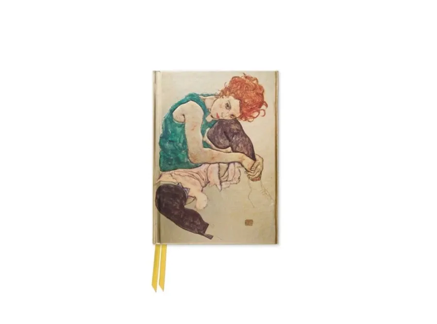 obrazek 1 Dziennik kieszonkowy (Egon Schiele: Siedząca kobieta)- Flame Tree Publishing