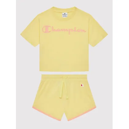 Zdjęcie Champion Komplet t-shirt i szorty sportowe 404319 Żółty Custom Fit
