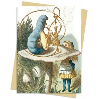 Zdjęcie Pakiet kartek na życzenia (John Tenniel: Alicja i gąsienica) - Flame Tree Publishing