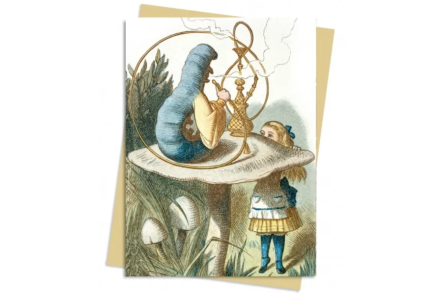 obrazek 1 Pakiet kartek na życzenia (John Tenniel: Alicja i gąsienica) - Flame Tree Publishing