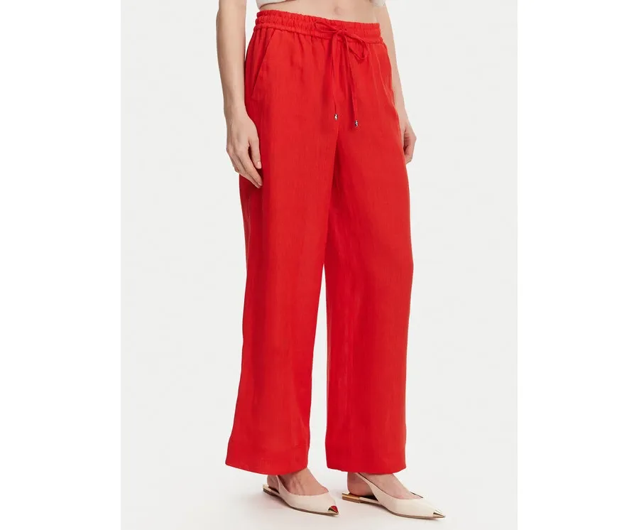 obrazek 1 Marella Spodnie materiałowe Mattino 2513131084 Czerwony Wide Leg