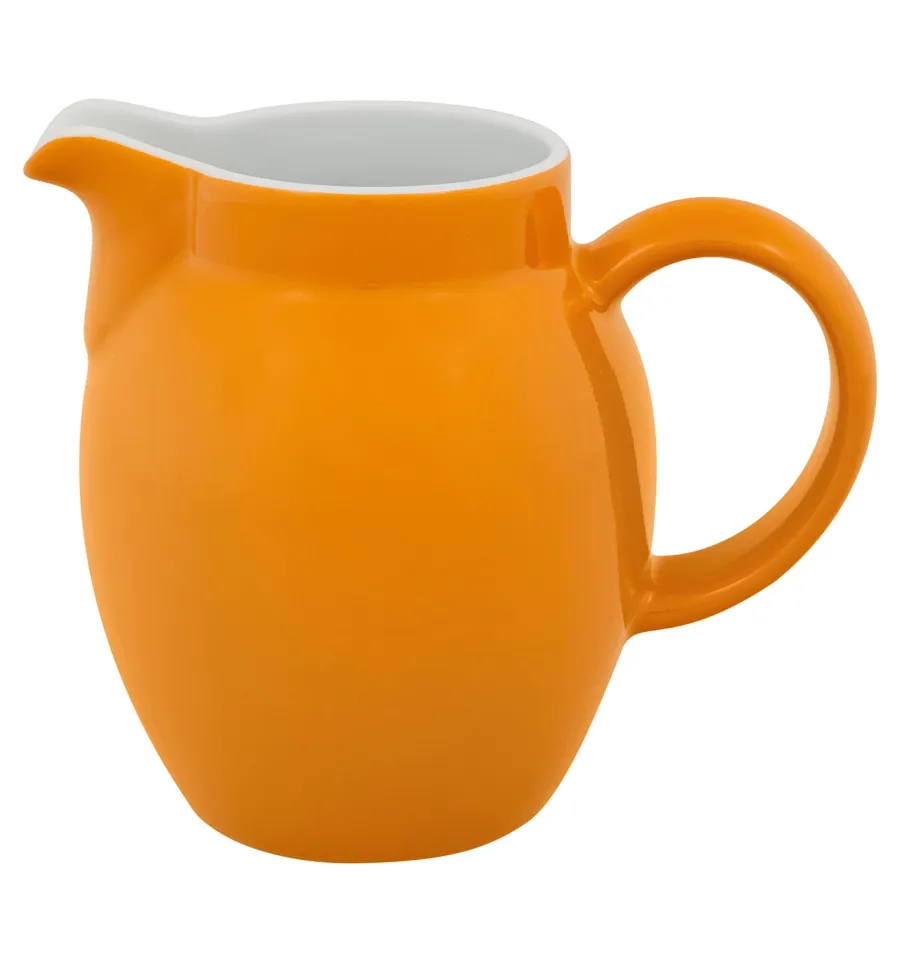 picture 1 Orange porcelain milk jug from the unique colorful collection - Vista Alegre