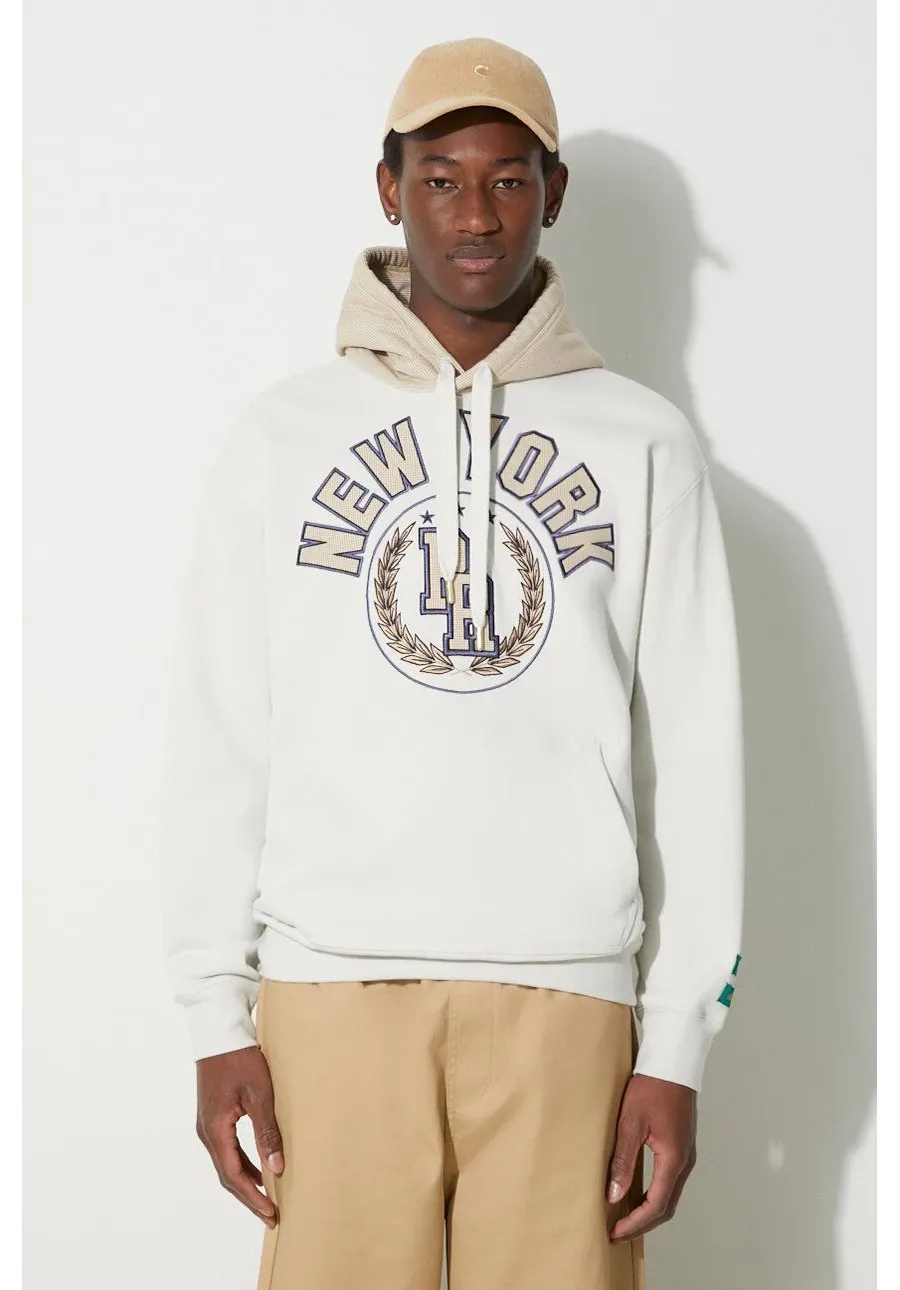 obrazek 1 Puma bluza bawełniana PUMA x RHUIGI męska kolor beżowy z kapturem z aplikacją 620889