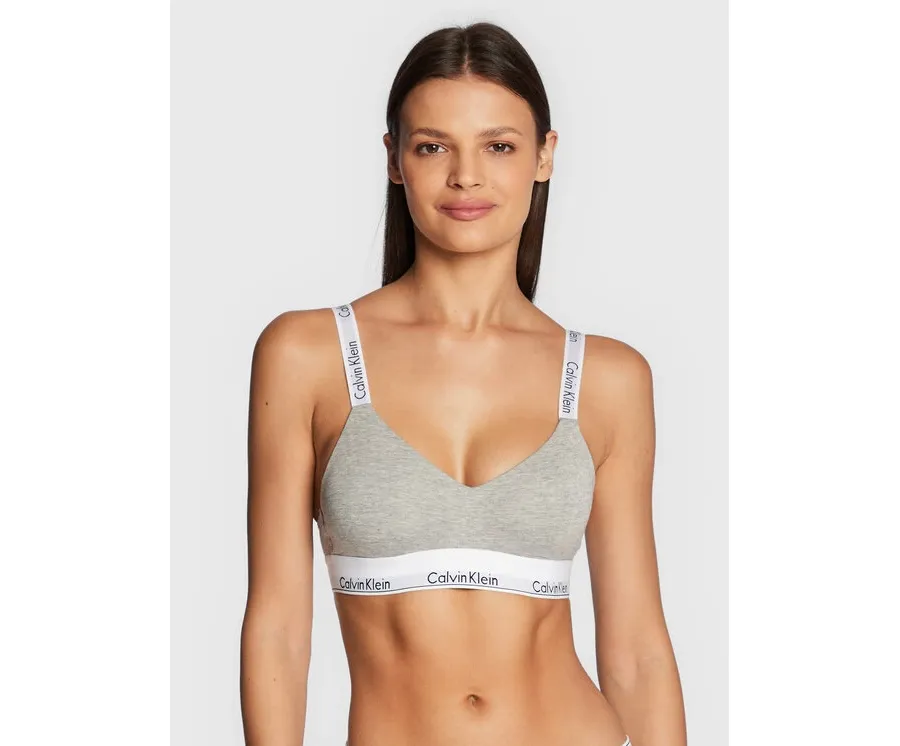 obrazek 1 Calvin Klein Underwear Biustonosz bezfiszbinowy 000QF7059E Szary