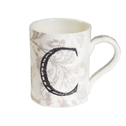 Picture Decorative mug with the letter C - Virginia Casa