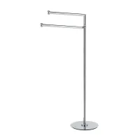 Zdjęcie Wolnostojący stojak z 2 wieszakami na ręczniki do wyjątkowej łazienki - Stilhaus