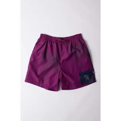 Zdjęcie by Parra szorty Short Horse Shorts kolor niebieski wzorzyste 51236
