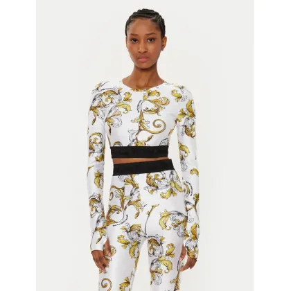 Zdjęcie Versace Jeans Couture Bluzka 78HAH218 Biały Slim Fit