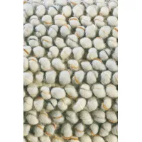 Picture Unconventional beige plaited rug - COBBLE 29201