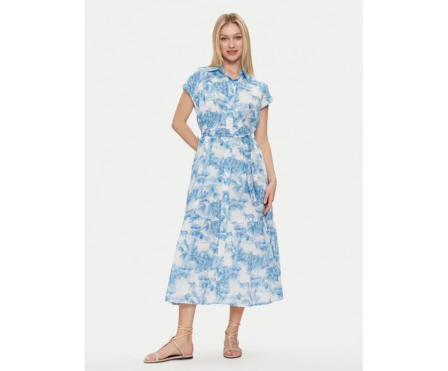 obrazek 1 Iconique Sukienka letnia Kate IC24-055 Niebieski Regular Fit