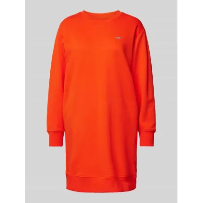 Zdjęcie Sukienka z dzianiny dresowej z wyhaftowanym logo