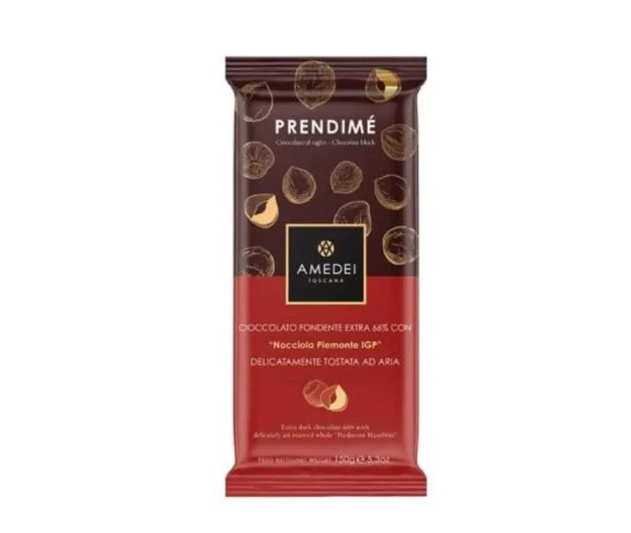 obrazek 1 Ciemna czekolada Prendime Amedei z orzechami, kakao 32%, 150g