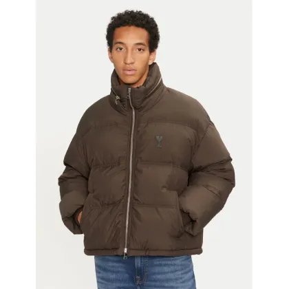 Zdjęcie AMI PARIS Kurtka zimowa HJK403.PA0009 Brązowy Regular Fit