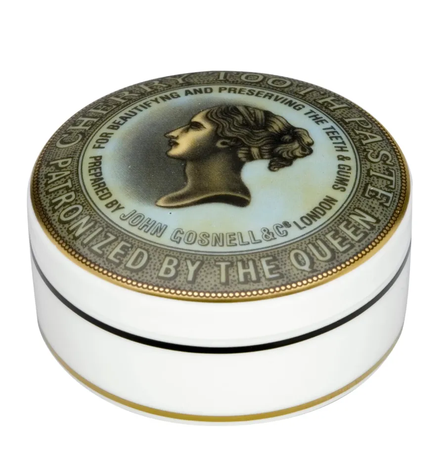 obrazek 1 Mały okrągły porcelanowy pojemnik - pasta do zębów - Vista Alegre
