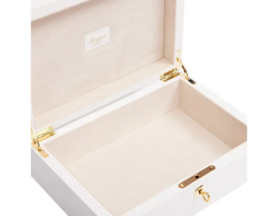 obrazek 4 Pudełko na drobiazgi ze skóry licowej