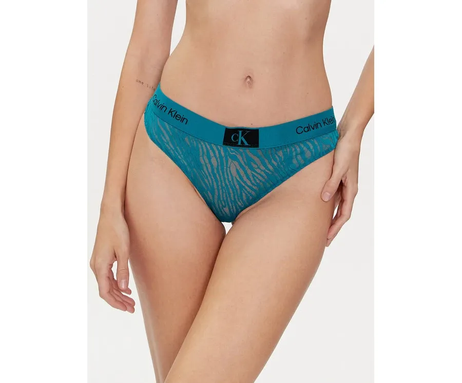 obrazek 1 Calvin Klein Underwear Stringi 000QF7378E Zielony