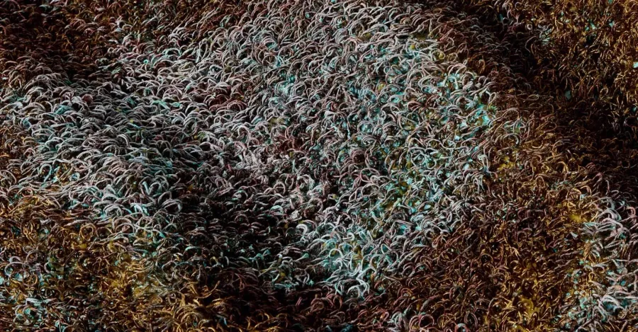 obrazek 4 Dywan z prawdziwego metalu - METAL RUG: BRASS