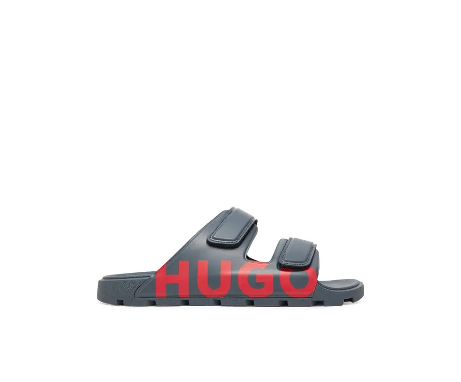 obrazek 1 HUGO Klapki Evander 50542042 Szary
