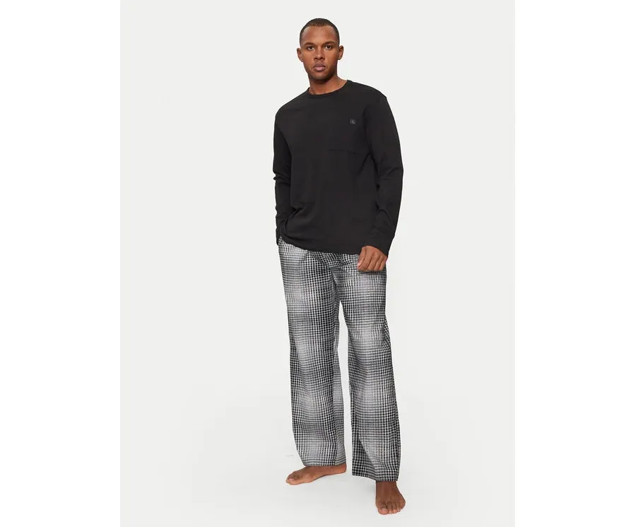 obrazek 1 Calvin Klein Underwear Spodnie piżamowe 000NM2842E Szary Relaxed Fit