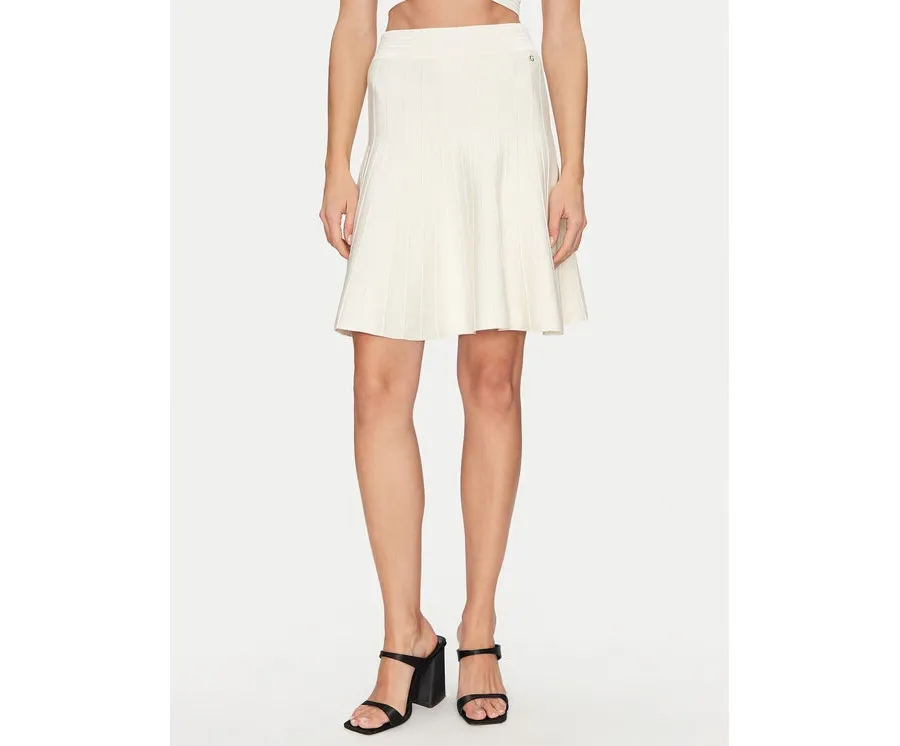 obrazek 1 Guess Spódnica mini W5GD0U Z2XY0 Biały Regular Fit