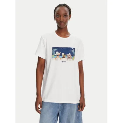 Zdjęcie Liu Jo T-Shirt WA5260 JS003 M9445 Biały Regular Fit