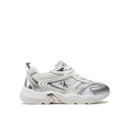 Zdjęcie Calvin Klein Jeans Sneakersy Retro Tennis Low Lace Mh Ml Mr YW0YW01381 Biały