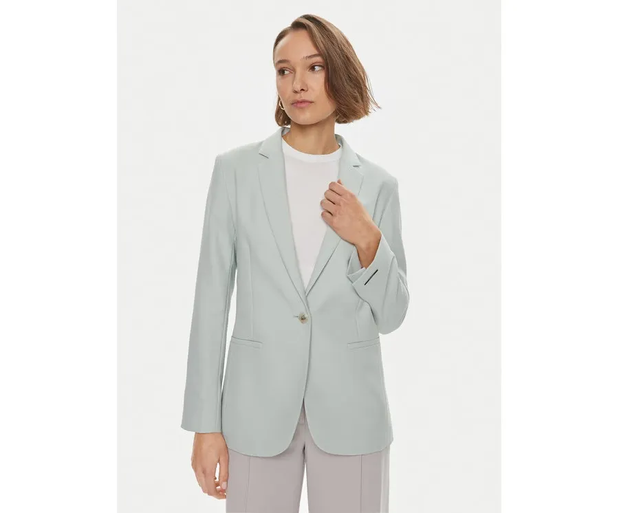 obrazek 1 Calvin Klein Marynarka Essential K20K206477 Zielony Regular Fit