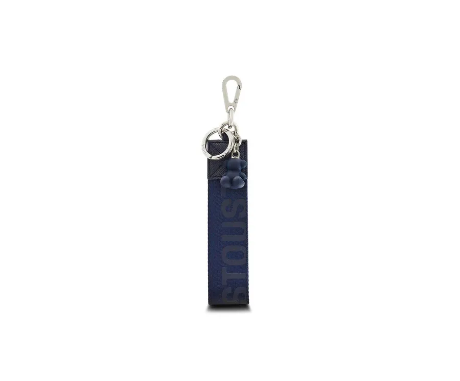 obrazek 1 TOUS Brelok Webbing Bold Bear 2002127333 Niebieski