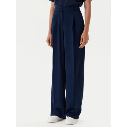 Zdjęcie Tommy Hilfiger Spodnie materiałowe WW0WW46749 Granatowy Relaxed Fit