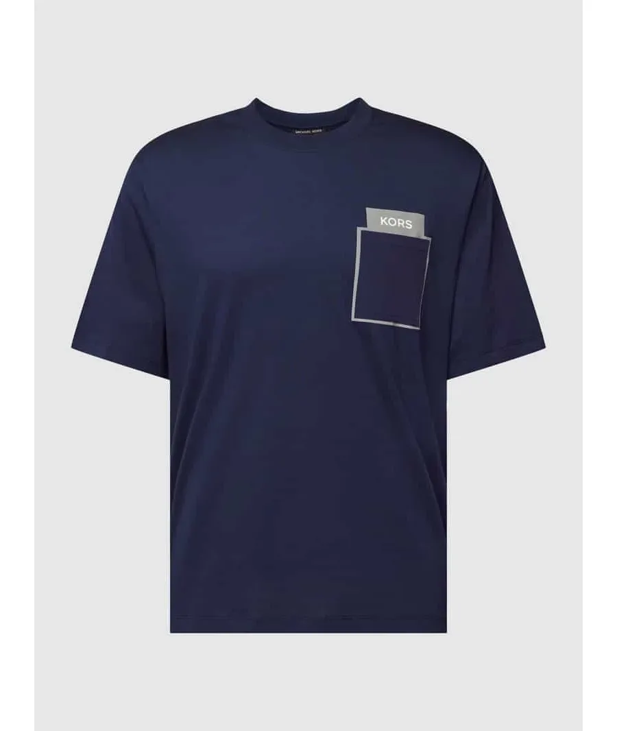 obrazek 1 T-shirt z kieszenią na piersi model ‘HEAT TRANSFER’